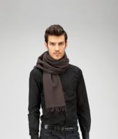 Bottega Veneta® Schal aus Kaschmir und Seide Brown Bottega Veneta® Schal aus Kaschmir und Seide Brown