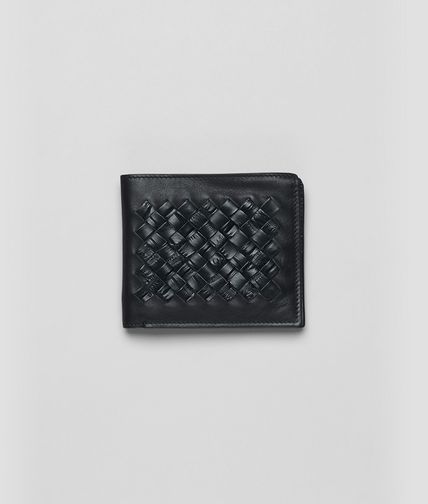BOTTEGA VENETA - Tourmaline Light Calf Soft Crocodile Fume Wallet
