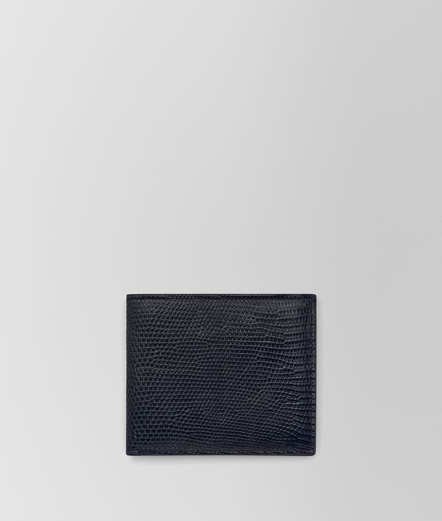 BOTTEGA VENETA WALLET IN TOURMALINE LIZARD Bi-fold Wallet U fp