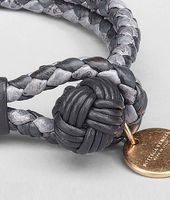 Bottega Veneta® Ardoise Intrecciato Ayers Bracelet Bottega Veneta® Ardoise Intrecciato Ayers Bracelet