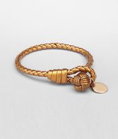 Bottega Veneta® Oro Bruciato Intrecciato Nappa Bracelet Bottega Veneta® Oro Bruciato Intrecciato Nappa Bracelet