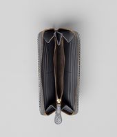Bottega Veneta® Ardoise Ayers Opaco Zip Around Wallet Bottega Veneta® Ardoise Ayers Opaco Zip Around Wallet