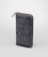 Bottega Veneta® Ardoise Ayers Opaco Zip Around Wallet Bottega Veneta® Ardoise Ayers Opaco Zip Around Wallet