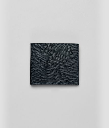 BOTTEGA VENETA - Tourmaline Antique Lizard Wallet