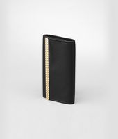 Bottega Veneta® Nero Micropolo Key Case Bottega Veneta® Nero Micropolo Key Case