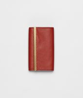 Bottega Veneta® Brique Micropolo Key Case Bottega Veneta® Brique Micropolo Key Case