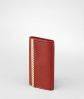 Bottega Veneta® Brique Micropolo Key Case Bottega Veneta® Brique Micropolo Key Case