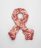 Bottega Veneta® Laquer Pink Silk Scarf Bottega Veneta® Laquer Pink Silk Scarf