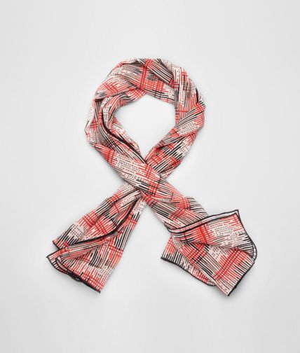 BOTTEGA VENETA - Schal aus Seide Rose Red