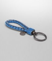 Bottega Veneta® Électrique Intrecciato Ayers Livrea Key Ring Bottega Veneta® Électrique Intrecciato Ayers Livrea Key Ring