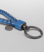 Bottega Veneta® Électrique Intrecciato Ayers Livrea Key Ring Bottega Veneta® Électrique Intrecciato Ayers Livrea Key Ring