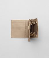 Bottega Veneta® Walnut Intrecciato Nappa French Flap Wallet Bottega Veneta® Walnut Intrecciato Nappa French Flap Wallet
