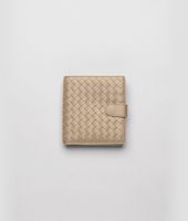 Bottega Veneta® Walnut Intrecciato Nappa French Flap Wallet Bottega Veneta® Walnut Intrecciato Nappa French Flap Wallet