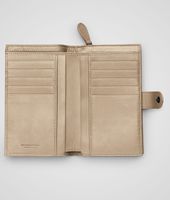 Bottega Veneta® Walnut Intrecciato Nappa Continental Wallet Bottega Veneta® Walnut Intrecciato Nappa Continental Wallet