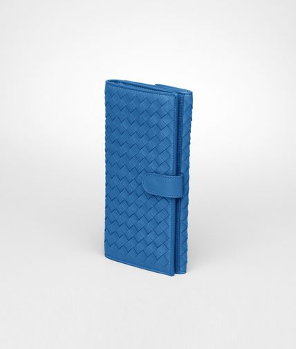 BOTTEGA VENETA - Continental Portemonnaie aus Nappaleder Intrecciato Électrique