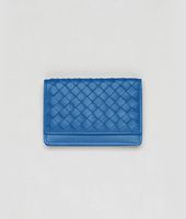 Bottega Veneta® Électrique Intrecciato Nappa Card Case Bottega Veneta® Électrique Intrecciato Nappa Card Case