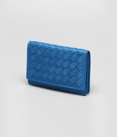 Bottega Veneta® Électrique Intrecciato Nappa Card Case Bottega Veneta® Électrique Intrecciato Nappa Card Case