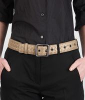 Bottega Veneta® Walnut Intrecciato Nappa Belt Bottega Veneta® Walnut Intrecciato Nappa Belt