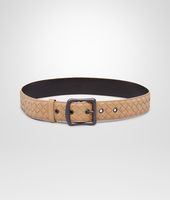 Bottega Veneta® Walnut Intrecciato Nappa Belt Bottega Veneta® Walnut Intrecciato Nappa Belt