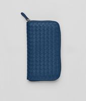 Bottega Veneta® Électrique Intrecciato VN Zip Around Wallet Bottega Veneta® Électrique Intrecciato VN Zip Around Wallet