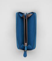 Bottega Veneta® Électrique Intrecciato Nappa Zip Around Wallet Bottega Veneta® Électrique Intrecciato Nappa Zip Around Wallet
