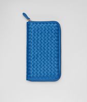 Bottega Veneta® Électrique Intrecciato VN Zip Around Wallet Bottega Veneta® Électrique Intrecciato VN Zip Around Wallet