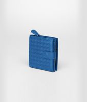 Bottega Veneta® Électrique Intrecciato Nappa French Flap Wallet Bottega Veneta® Électrique Intrecciato Nappa French Flap Wallet