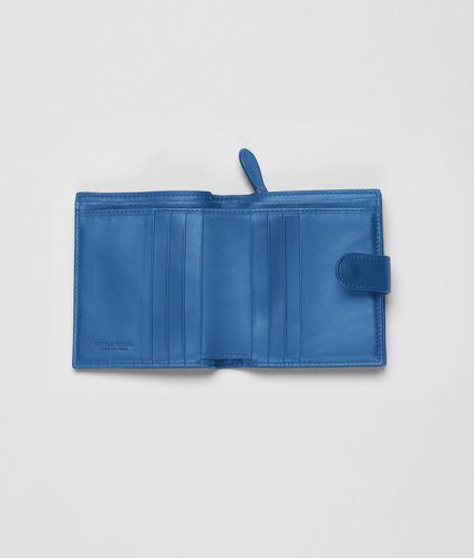 BOTTEGA VENETA - Électrique Intrecciato Nappa French Flap Wallet