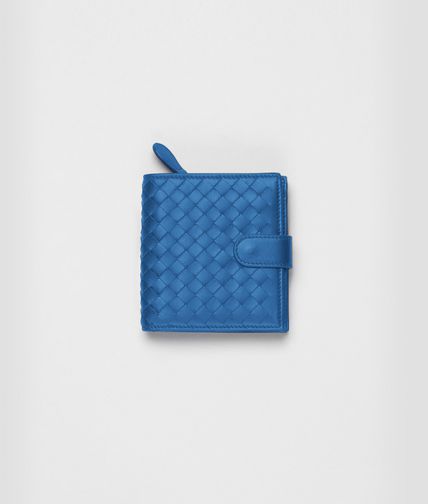 BOTTEGA VENETA - Électrique Intrecciato Nappa French Flap Wallet
