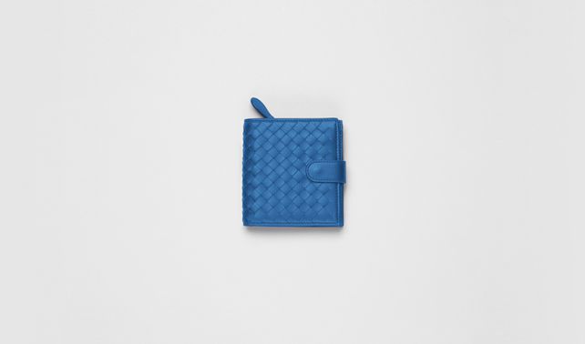 BOTTEGA VENETA - Électrique Intrecciato Nappa French Flap Wallet