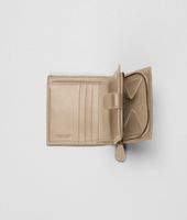 Bottega Veneta® Walnut Intrecciato Nappa French Flap Wallet Bottega Veneta® Walnut Intrecciato Nappa French Flap Wallet