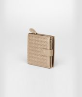 Bottega Veneta® Walnut Intrecciato Nappa French Flap Wallet Bottega Veneta® Walnut Intrecciato Nappa French Flap Wallet