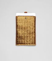Bottega Veneta® Oro Bruciato Intrecciato Ayers Mini Ipad Case Bottega Veneta® Oro Bruciato Intrecciato Ayers Mini Ipad Case