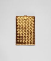 Bottega Veneta® Oro Bruciato Intrecciato Ayers Mini Ipad Case Bottega Veneta® Oro Bruciato Intrecciato Ayers Mini Ipad Case