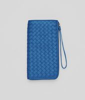 Bottega Veneta® Électrique Intrecciato Nappa Zip Wallet Bottega Veneta® Électrique Intrecciato Nappa Zip Wallet