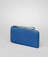 Bottega Veneta® Électrique Intrecciato Nappa Zip Wallet Bottega Veneta® Électrique Intrecciato Nappa Zip Wallet