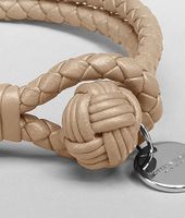 Bottega Veneta® Walnut Intrecciato Nappa Bracelet Bottega Veneta® Walnut Intrecciato Nappa Bracelet