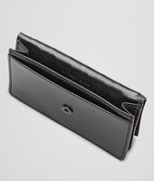 Bottega Veneta® Edoardo Nero Intreccio Scolpito Spazzolato Card Case Bottega Veneta® Edoardo Nero Intreccio Scolpito Spazzolato Card Case