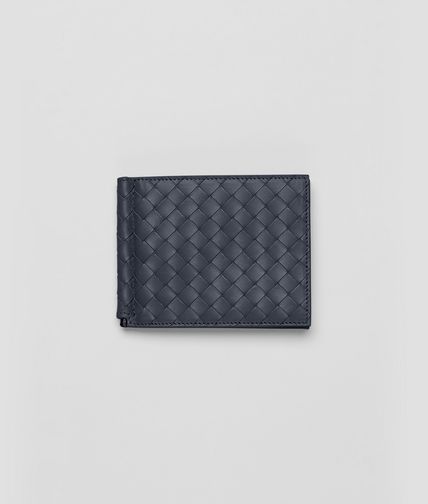BOTTEGA VENETA - Prusse Intrecciato Vachette Wallet
