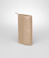 Bottega Veneta® Walnut Intrecciato Nappa Continental Wallet Bottega Veneta® Walnut Intrecciato Nappa Continental Wallet