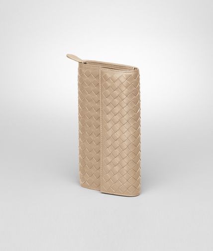 BOTTEGA VENETA - Walnut Intrecciato Nappa Continental Wallet