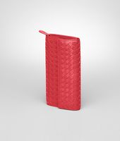 Bottega Veneta® Continental Portemonnaie aus Nappaleder Intrecciato Fraise Bottega Veneta® Continental Portemonnaie aus Nappaleder Intrecciato Fraise