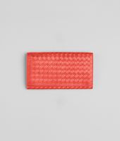 Bottega Veneta® New Red Intrecciato VN Continental Wallet Bottega Veneta® New Red Intrecciato VN Continental Wallet