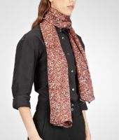 Bottega Veneta® Laquer Orange Satin Scarf Bottega Veneta® Laquer Orange Satin Scarf