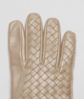 Bottega Veneta® Walnut Intrecciato Nappa Gloves Bottega Veneta® Walnut Intrecciato Nappa Gloves