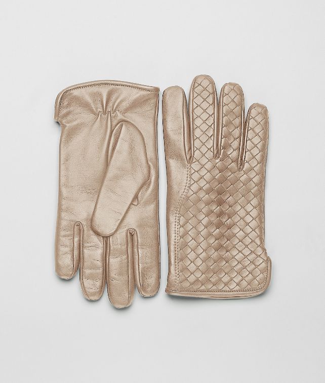 BOTTEGA VENETA Walnut Intrecciato Nappa Gloves Scarf or Hat or Glove U fp