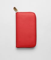 Bottega Veneta® New Red Micropolo Zip Around Wallet Bottega Veneta® New Red Micropolo Zip Around Wallet