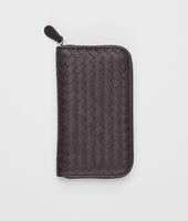 Bottega Veneta® Moro Fraise Intrecciato Washed Vintage Zip Around Wallet Bottega Veneta® Moro Fraise Intrecciato Washed Vintage Zip Around Wallet