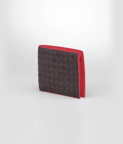 BOTTEGA VENETA - Moro Fraise Intrecciato Washed Vintage Wallet