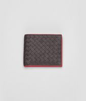 Bottega Veneta® Moro Fraise Intrecciato Washed Vintage Wallet Bottega Veneta® Moro Fraise Intrecciato Washed Vintage Wallet